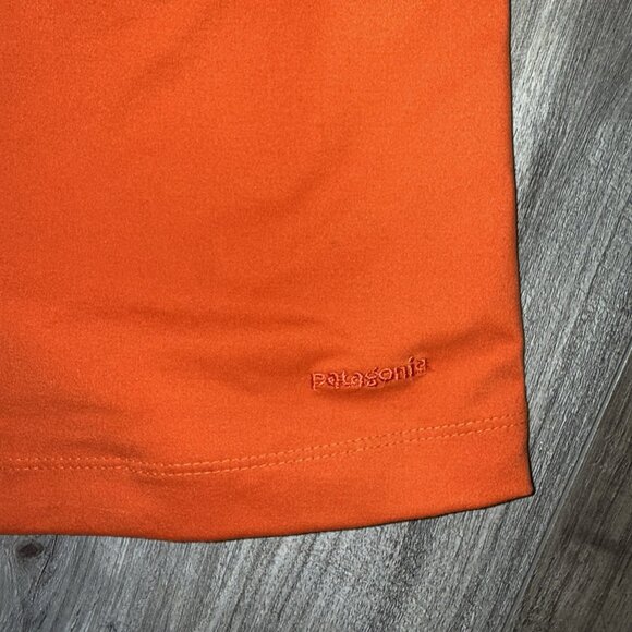 Patagonia Tank Top Womens XS Racerback Athletic Shelf Bra Hiking Gym Orange - Picture 3 of 7